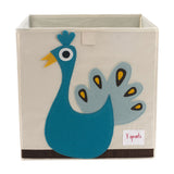 3 Sprouts Storage Box Blue Peacock - DarlingBaby
