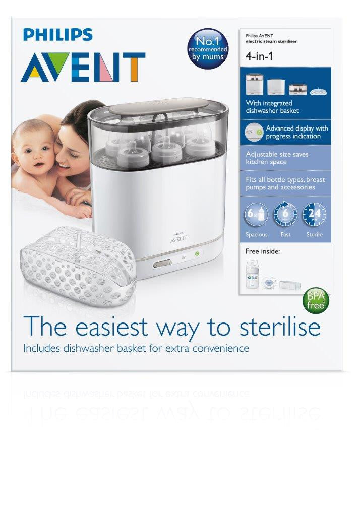Steam clearance steriliser avent
