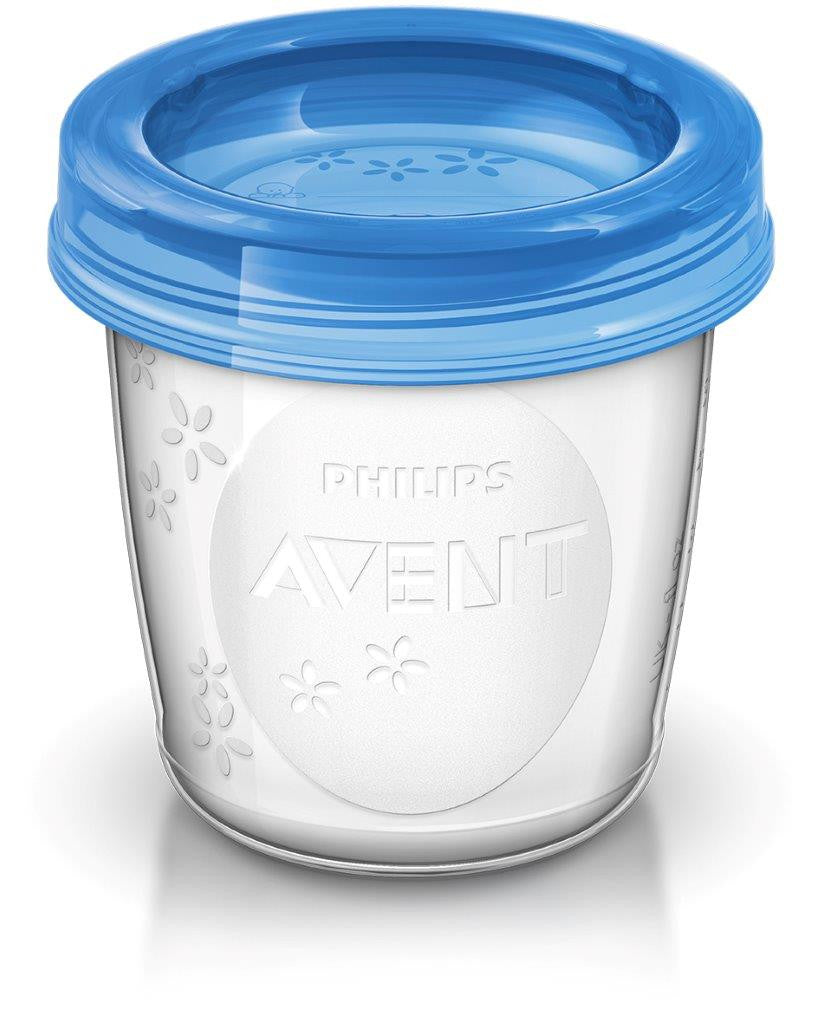 AVENT 612 VIA STORAGE AND FEEDING 180ml REFILL CUPS 10pk