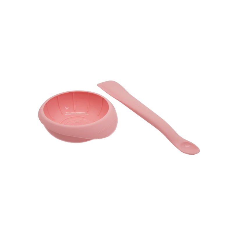 Marcus&Marcus  Masher Spoon & Bowl Set  - Pink