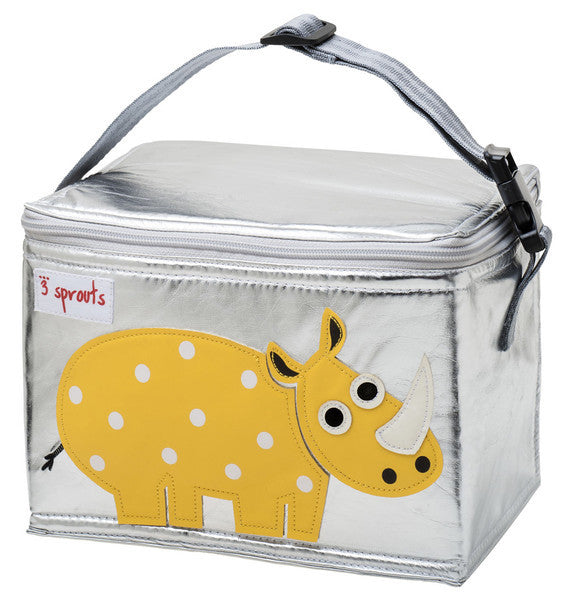 3 Sprouts Lunch Box Yellow Rhino
