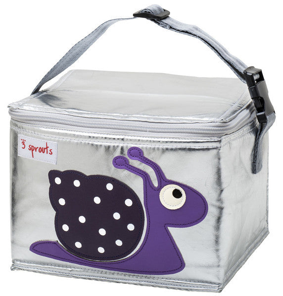 3 Sprouts Lunch Box Purple Snail