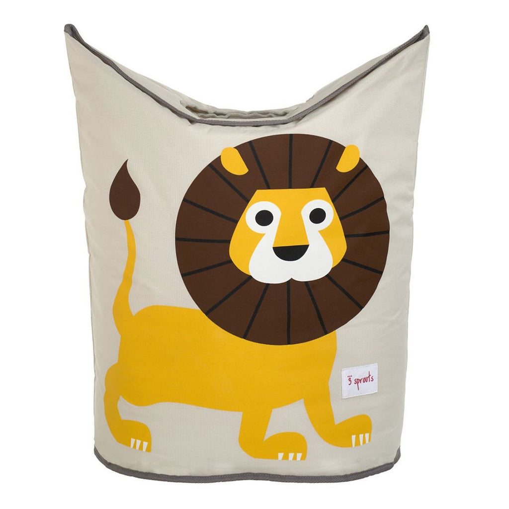 3 Sprouts Laundry Hamper Yellow Lion