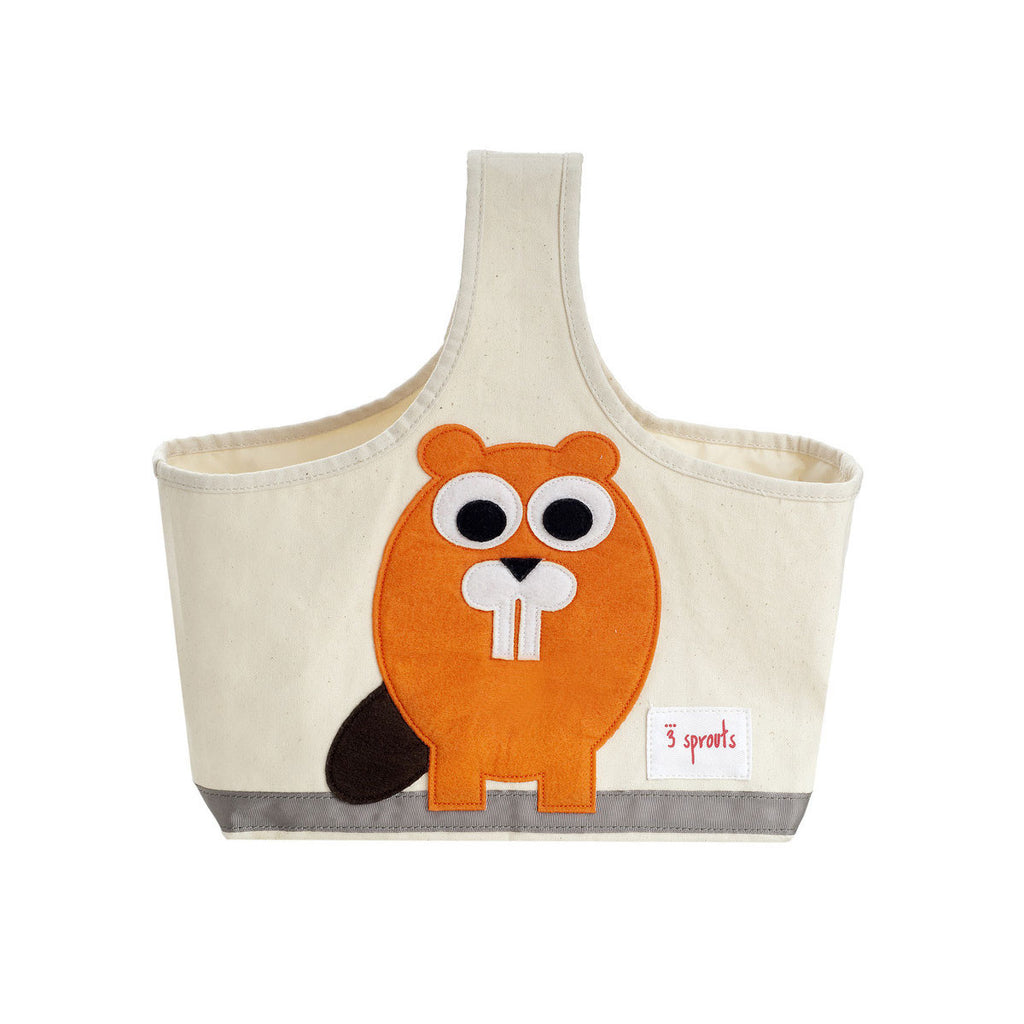 3 Sprouts Storage Caddy Orange Beaver
