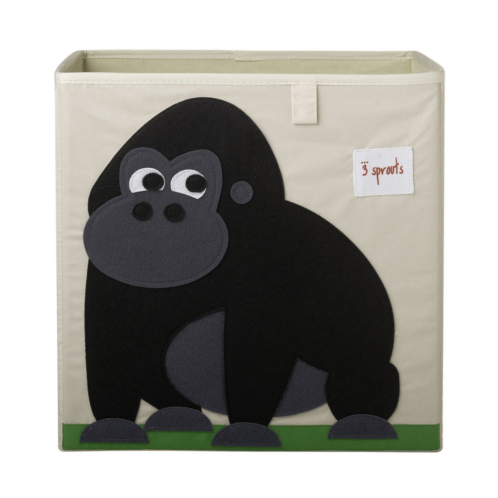 3 Sprouts Storage Box Black Gorilla