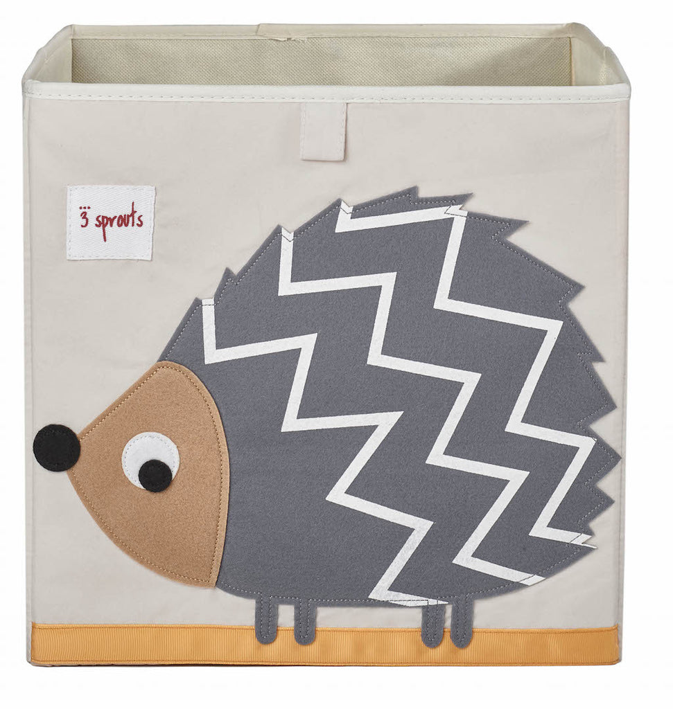 3 Sprouts Storage Box Grey Hedge Hog ** NEW **