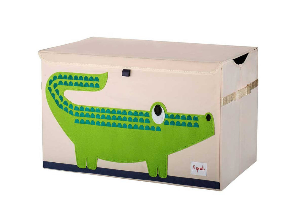 3 Sprouts Toy Chest Green Crocodile