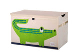 3 Sprouts Toy Chest Green Crocodile - DarlingBaby