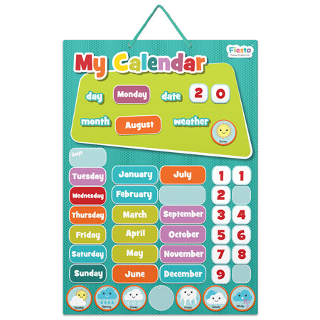 Fiesta Crafts - Magnetic Calendar