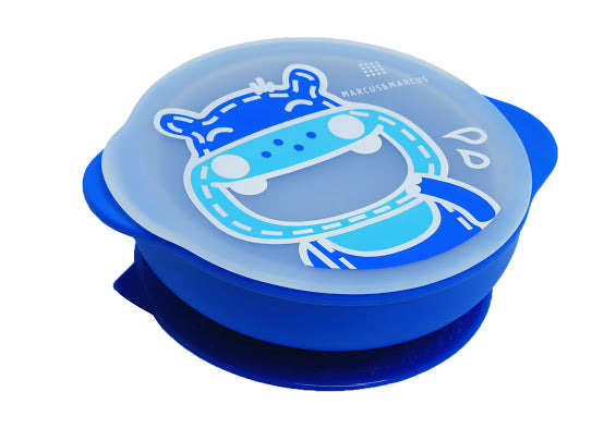Marcus&Marcus  Suction Bowl with Lid - Lucas