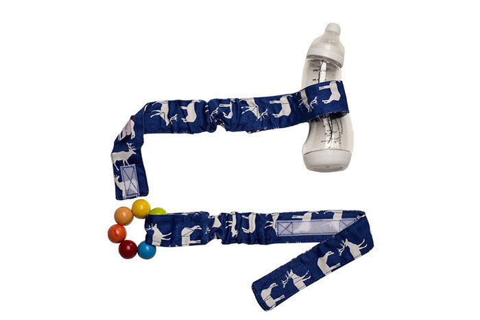 Babychic Pram Toy Straps (Set of 2) Midnight Deer