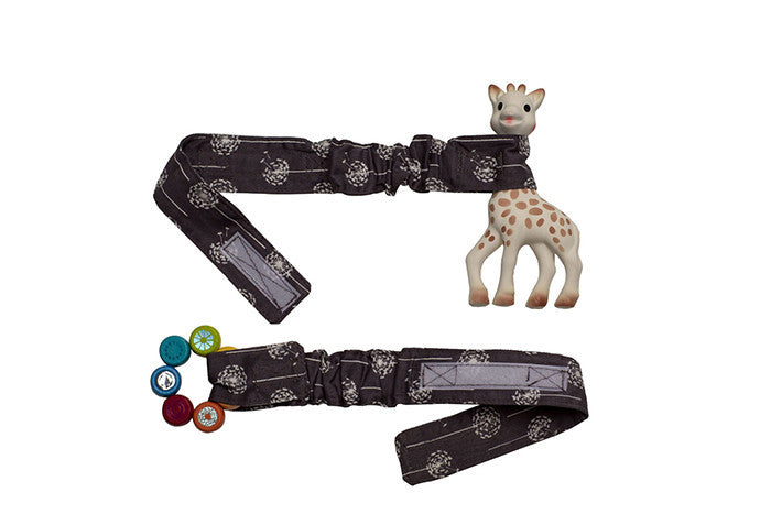 Babychic Pram Toy Straps (Set of 2) Dandelion