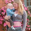 Hippychick Hipseat Pink Floral Liberty Print