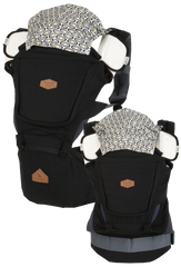 i angel Baby Carriers Hipseat Rainbow 3in1 Black DarlingBaby