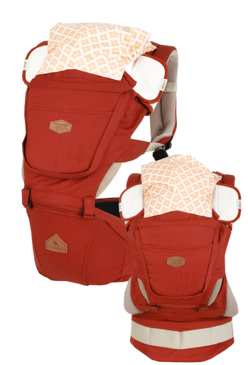 i-angel Baby Carriers Hipseat Rainbow 3in1 Orange