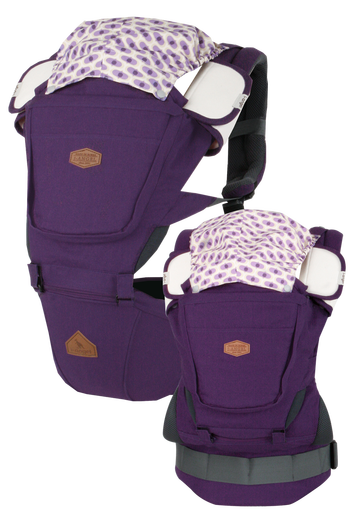i-angel Baby Carriers Hipseat Rainbow 3in1 Violet