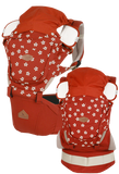 i-angel Baby Carriers Hipseat Rainbow 3in1 Floral Orange