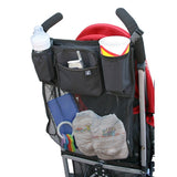 J.L. Childress Black Cups and Cargo Stroller Organizer