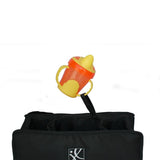 J.L. Childress Black Food N Fun Toddle Tray