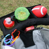 J.L. Childress Black Food N Fun Toddle Tray