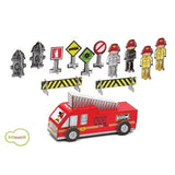 Krooom Dylan playset - Fire Station theme playset