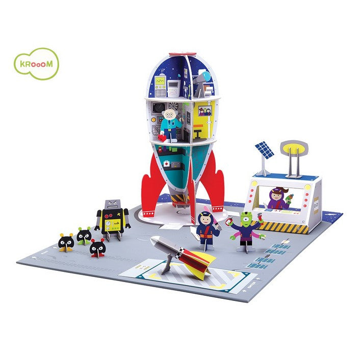 Krooom Galactic Police - Space Station theme playset