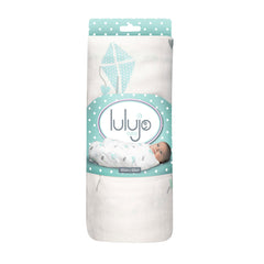 Lulujo Bamboo Muslin Wrap Blue Kites - DarlingBaby