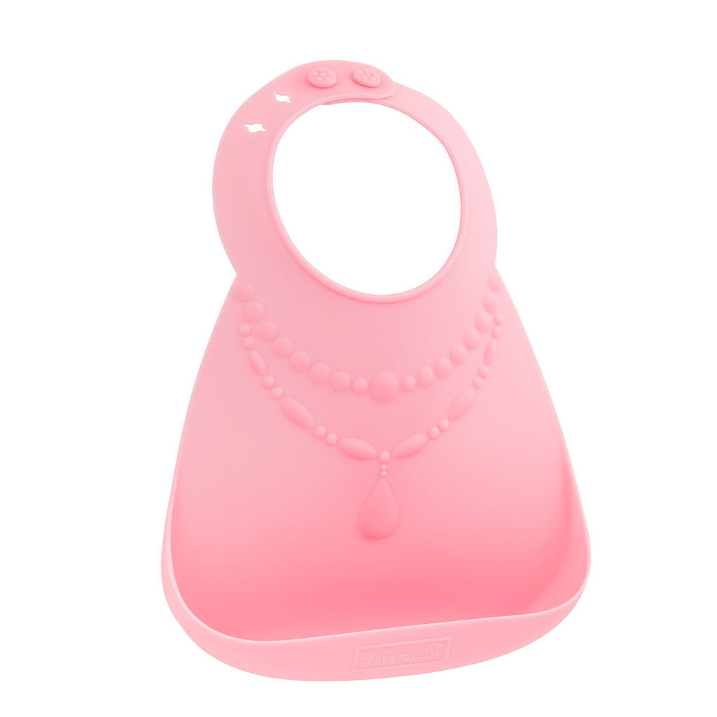 Make My Day - baby bib - Pink