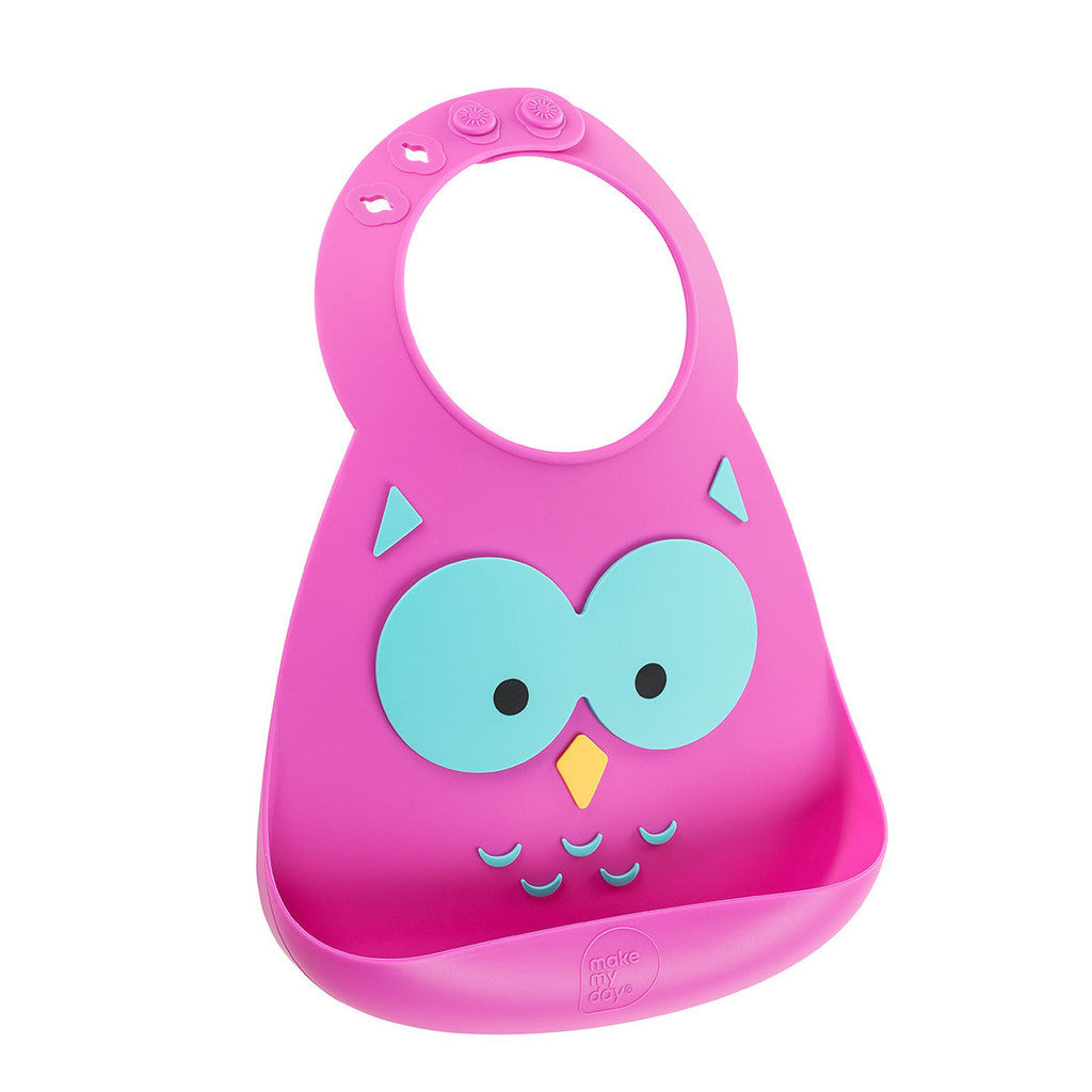 Make My Day - baby bib - Owl