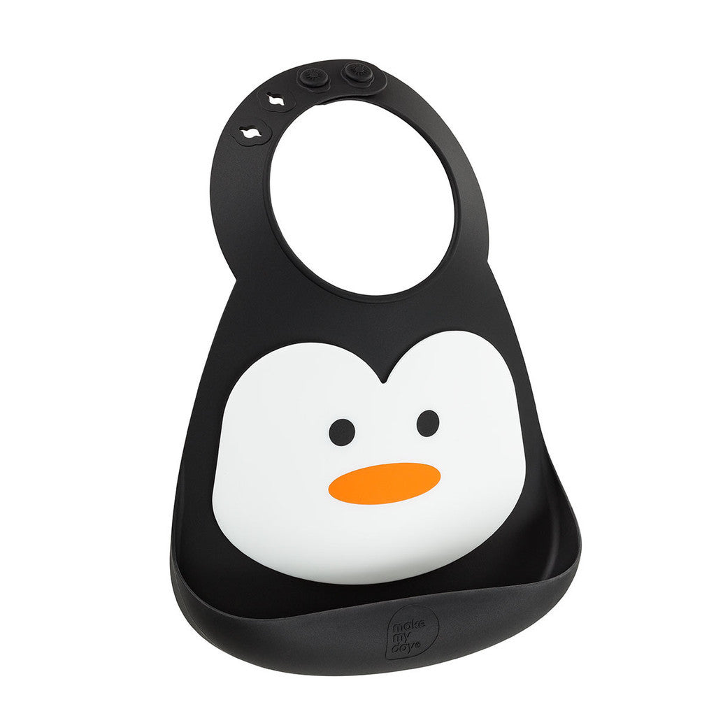 Make My Day - baby bib - Penguin