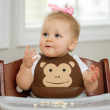 Make My Day  - baby bib - Monkey