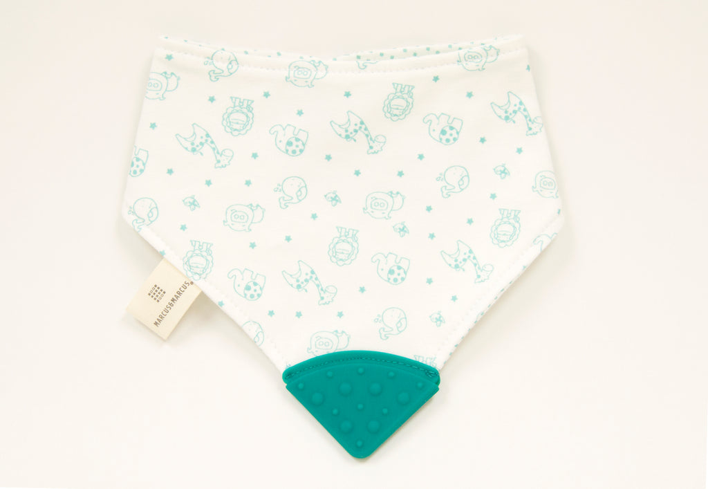 Marcus & Marcus Organic Teething Bib Green