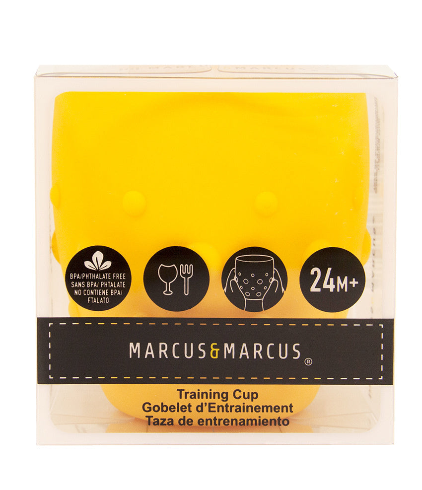 Marcus & Marcus Silicone Training Cup Yellow