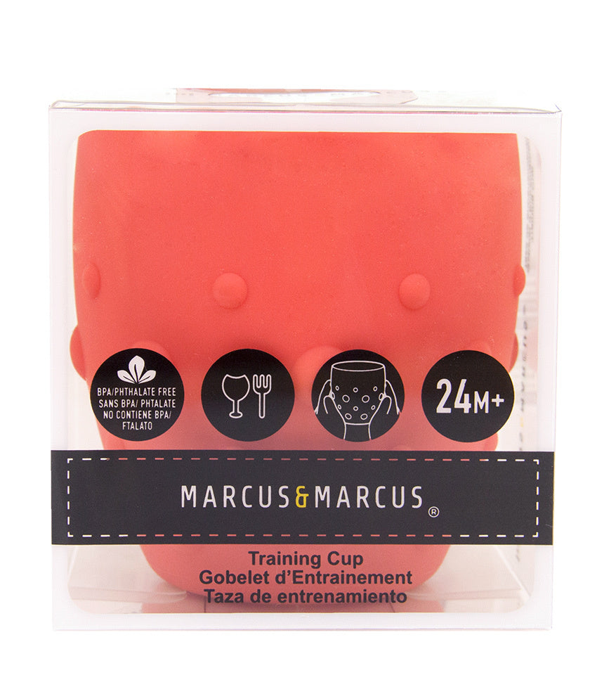 Marcus & Marcus Silicone Training Cup Red