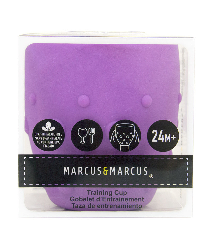 Marcus & Marcus Silicone Training Cup Purple