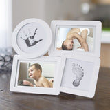 Pearhead White Baby Print Collage Frame