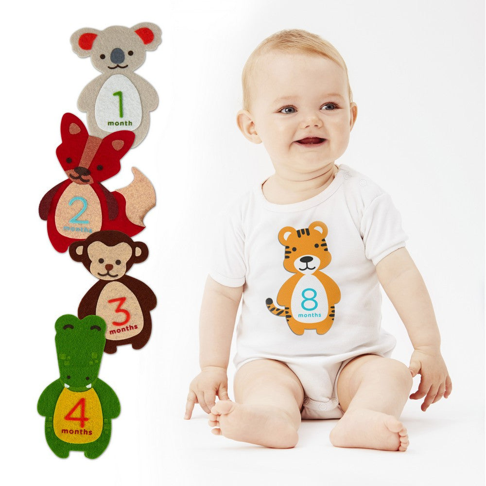 Pearhead First Year felt belly stickers
