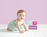 Pearhead Baby age Blocks Pink