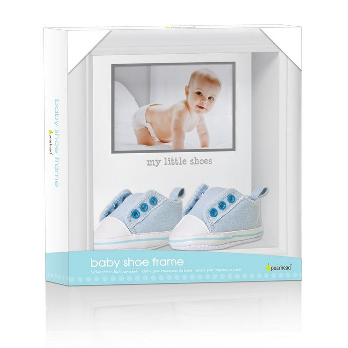 Pearhead White Baby Shoe Frame