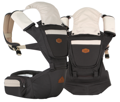 i angel Baby Carriers Hipseat Rainbow 2 Charcoal Grey DarlingBaby