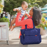 Skip Hop Forma Pack & Go Diaper Tote Navy Dot