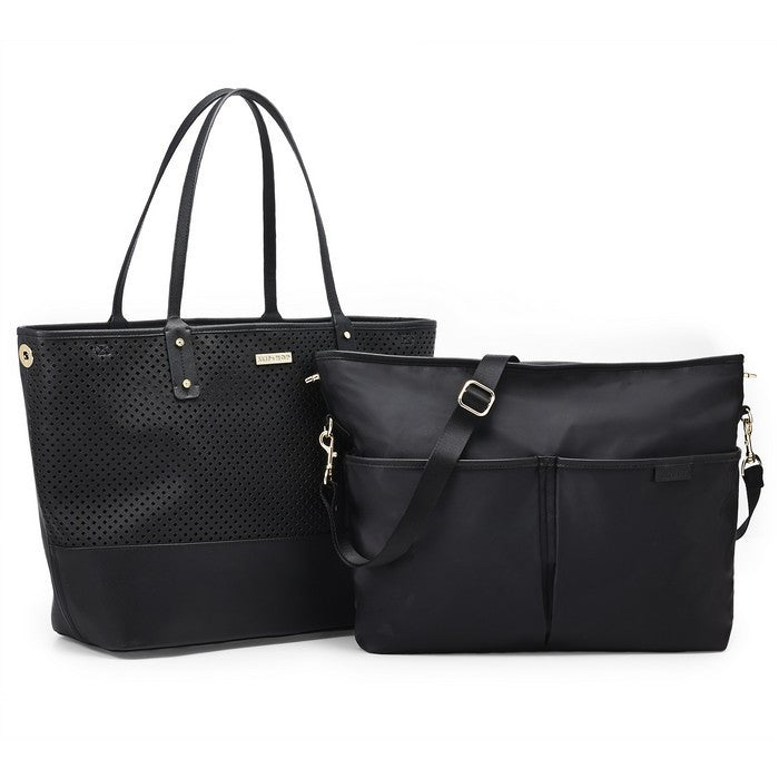 Skip Hop Duet Tote- Black