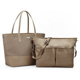 Skip Hop Duet Tote- Taupe