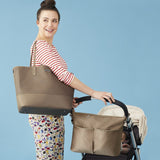 Skip Hop Duet Tote- Taupe