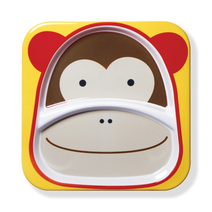 Skip Hop Monkey Zoo Melamine Divided Plate