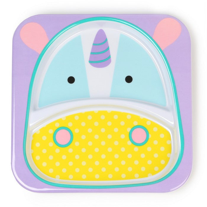 Skip Hop Unicorn Zoo Melamine Divided Plate