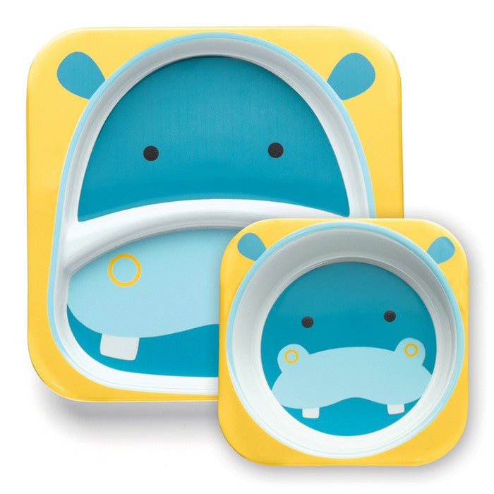 Skip Hop Hippo Zoo Melamine Set