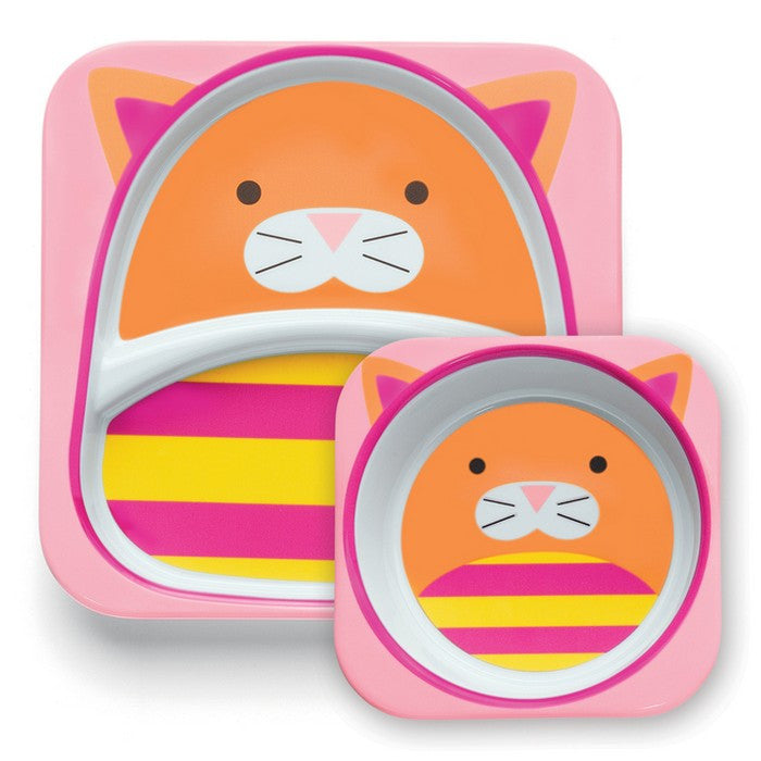 Skip Hop Cat Zoo Melamine Set