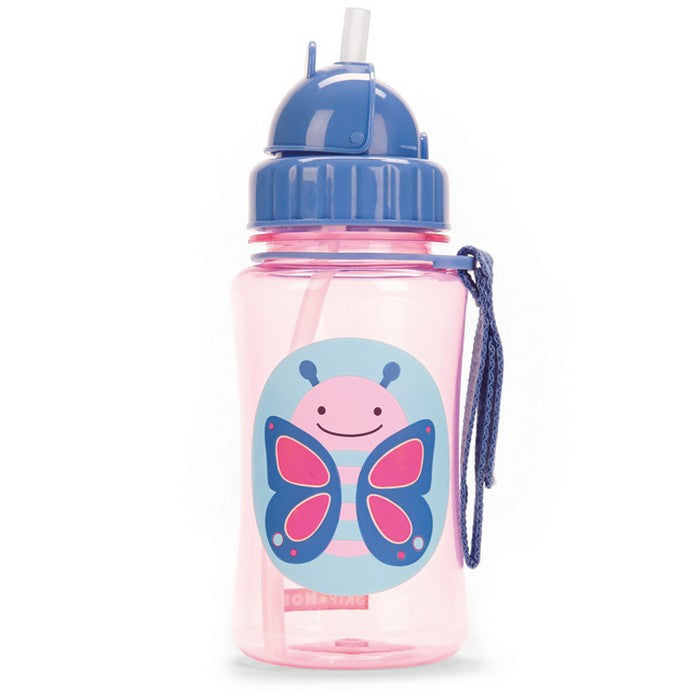 Skip Hop Butterfly Zoo Straw Bottle