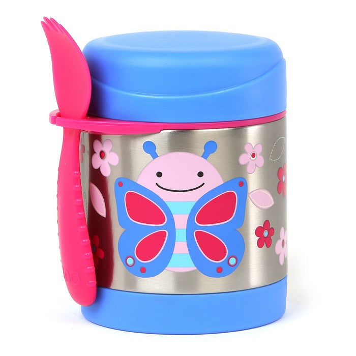 Skip Hop Zoo Stainless Steel Food Jar-Butterfly